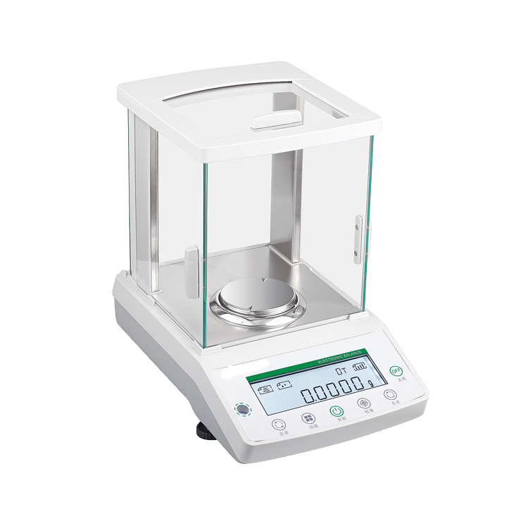 How can electronic balance for laboratory be leveled?